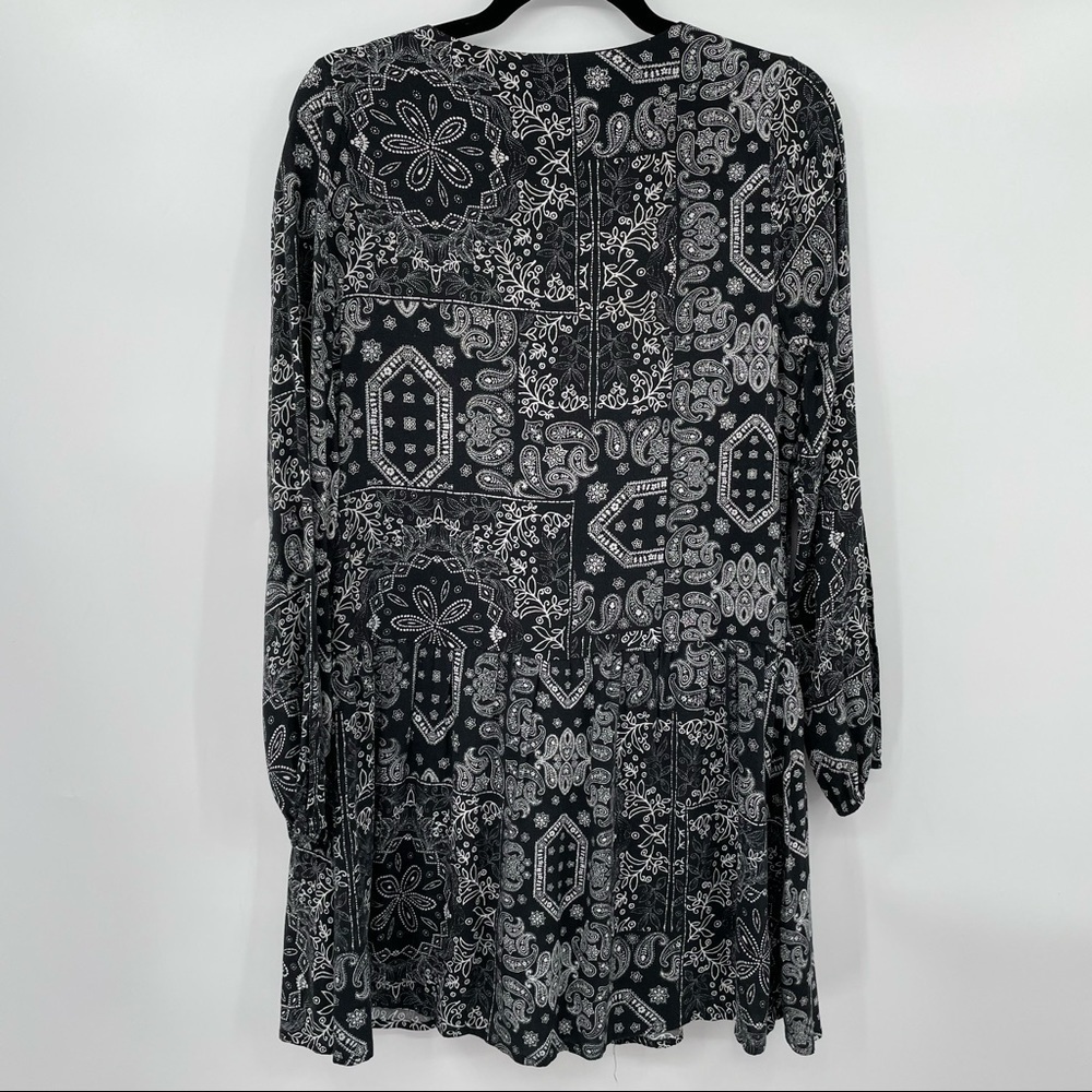 Altar'd State Black & white Patchwork Print Dress - Picture 10 of 12